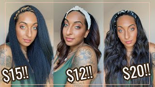Affordable Synthetic Headband Wigs That Look Like Human Hair! Ft. Amazon Headbands | Cassiethatgirl