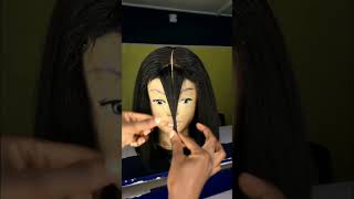 How To Cut A Perfect Fringe Bang #Hair #Viral #Transformation