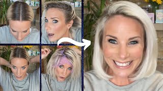 **How To** Bleach Highlighting Roots Through A Cap At Home Diy Highlights Jerome Bblonde Results