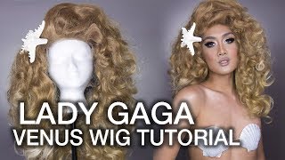 Lady Gaga Venus Inspired Wig Styling Tutorial (How To Pin Curl & Stack Wigs)