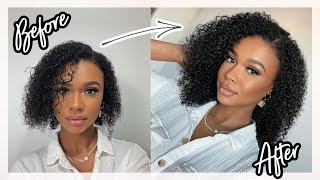 How To Make Curly Hair Bigger And Longer With Curlsqueen Clip Ins!