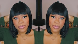 Chinese Bang Bob Wig! | Janet Collection Synthetic Wig - Aroma