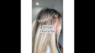 Snake Braid! Simple Trendy Hairstyle You Need To Try! #Shorts