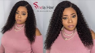 Unwrap These Curls  360 Lace Frontal 170% Density 20" Wig Review | Ft. Shela Hair