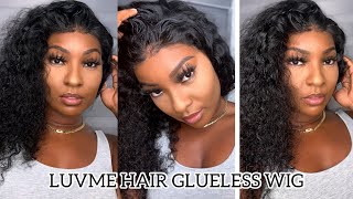 Easy Install Glueless Unit Feat Luvme Hair | Deep Wave 13X4 Lace Front