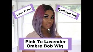 Ombre Synthetic Lace Front Bob Wig