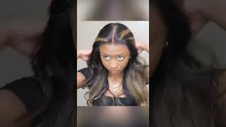 Wow! What Lace?? Invisible Water Lace Wig With Pre-Plucked Hairline  #Shorts