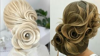 #Delightful#Dazzling#Fabulous#Bridal Hair Buns,Stylish & Trendy Updos
