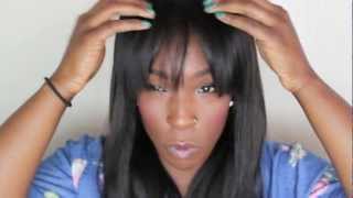 Natural Looking Full  Lace Wig With Bangs | Cls015S @ Rpgshow.Com