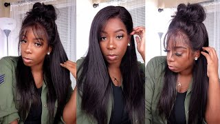 Another Onehigh Quality Low Cost | Ready To Wear Bang Wig For Beginners | Myqualityhair| Kie Rashon