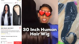 Affordable 30 Inch 250% Density Hd Lace Human Hair Wig | Ho Ho Official Store (Aliexpress)