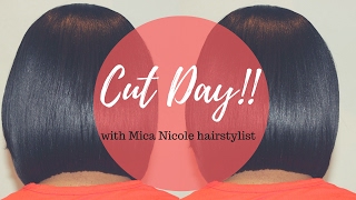 Relaxed Haircare: Haircut Day!! How To Maintain Healthy Relaxed Hair