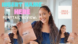 Clip In Ponytail Review: Insert Name Here Review/Shayla Extension #Hairstyle #Hairreview #Ponytail
