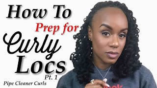 How To Prep Pipe Cleaners For Locs | Permanent Loc Extensions