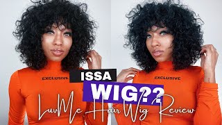 Super Easy Wig For Beginners! | Luvme Hair Virgin Short Curly Fringe Wig Review