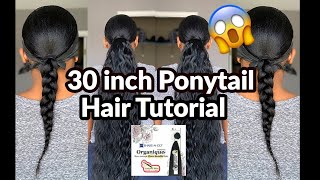Organique Shake N Go Hair Review - 30 Inch Ponytail [ Quick Tutorial ]