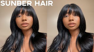 How I Cut Fringe Bangs On A Wig | Ft. Sunber Hair