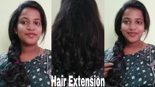 How To Wear Hair Extension In Tamil || Hair Extension || Solution For Thin Hair || Hair Style