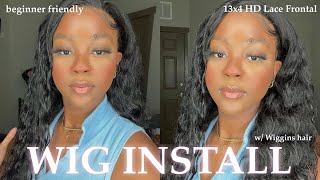 *Very Detailed* Wig Install 13X4 Hd Lace (Wiggins Hair) | Karen Eladji
