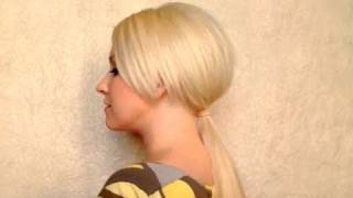 Adele Ponytail Hairstyle With Bump Medium Long Hair Tutorial Coiffure Facile A Faire Cheveux Mi Long