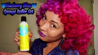 Natural Hair| Blueberry Bliss Sponge Roller Set