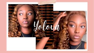 Yolova 22" Honey Blonde Wig Unboxing And Review