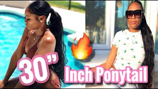 30 Inch Ponytail | Easy & Under $15 Bucks
