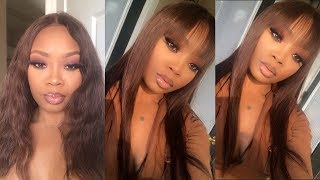 How To Cut Fringe Bangs On A Wig - Old Wig Transformation - Grwm