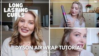 Long Lasting Curls With Dyson Airwrap | Curtain Bangs & Short -Mid Hair Tutorial | Mistakes To Avoid