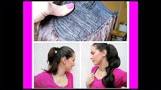 Synthetic Ponytail Hair Extensions From Ebay (4$) Review