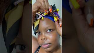 How To Style Natural Hair: Bun With Curly Bangs #4Chair #Naturalhairstyles #Naturalhair