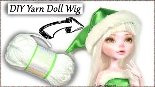 Diy Yarn Doll Wig Tutorial - How To Make A Doll Wig