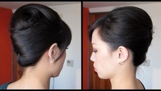 French Twist Tutorial Updo For Long, Thick Hair