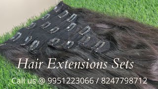 Hair Extensions Sets | India | Hyderabad | Bangalore | 9951223066 | 8247798712