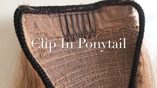 How To Make Clip In Hair Ponytail, Clip In Hair Ponytail Diy, Free Hair Tutorials For All Stylists