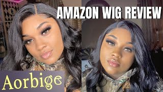Installing This Bomb Pre-Plucked & Pre-Bleached Amazon Wig | Aorbige Wig Review | 20'' Bod