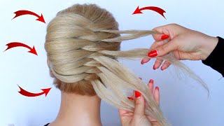 Big French Bun Hairstyle With New Trick - Simple French Roll Hairstyle Step By Step | #Shorts