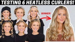 Heatless Curl Showdown! Octocurl Vs. Robe Tie Curls, Curling Rod, Leggings, Headband & Socks