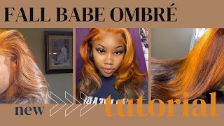 Fall Inspired  Ombre |Ft. Lemoda Hair