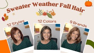 Favorite Fall Hair 12 Styles, 12 Colors, 9 Brands In 7 Minutes | Favorite Wigs