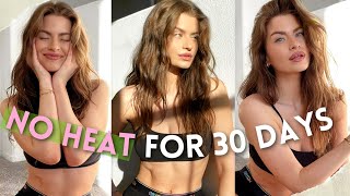 No Heat On My Hair For 30 Days | Discovering My Natural Hair Texture