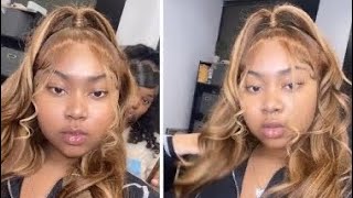 Beautiful Honey Blonde Wig Spring 2022 | Arabella Hair  Install + Review