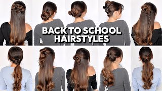 13 Easy Back To School Hairstyles | Heatless Hairstyles For Long Hair
