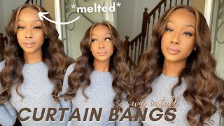 Skin Melt Brown Lace Wig Install| Clean Bleached Frontal & Hairline| Hairvivi
