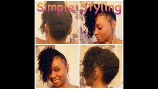 Sisterlocks | Simple Styling | Quick Updo