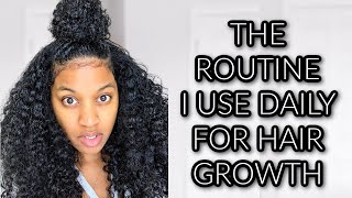 My Hair Growth Routine I Use Daily For Longer, Stronger Hair