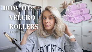 How To: Velcro Rollers On Short Hair | 2 Ways