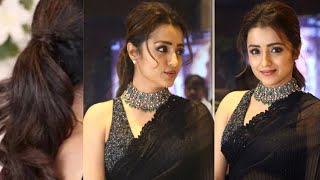 Ponytail Hairstyle For Diwali2022 / Recreation Trisha Ponytail Hairstyle For Saree #Ponytail #Trisha