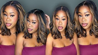 Quick & Easy Blonde Highlight Wig Install Tutorial | Perfect For Beginners  | Luvmehair
