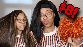 Testing Cheap Amazon Wigs! Pt. 3! Shocked! | Taypancakes